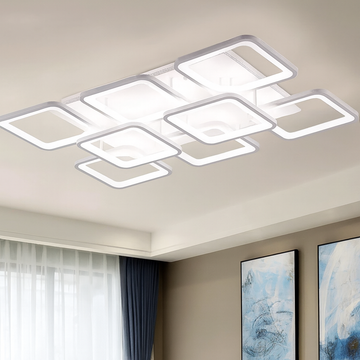 LED Chandelier with Remote Control 256W wifi 2.4G with light/cold/warm/neutral adjustable intensity