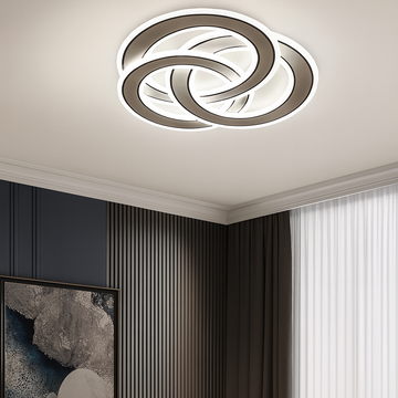 Lustra LED Moterna cu Telecomanda wifi 2.4G 48cm lumina/rece/calda/neutra intensitate reglabila