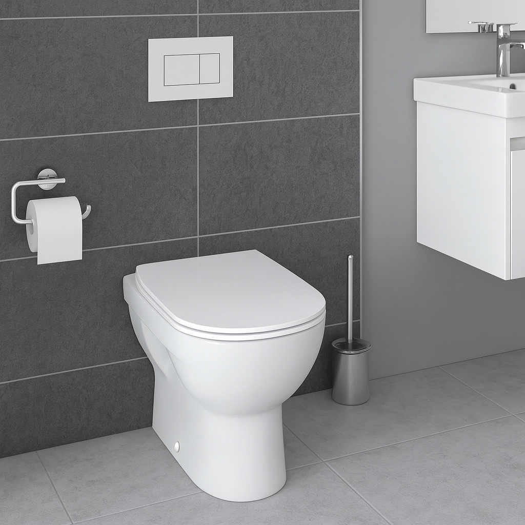 Capac wc Ideal Standard Connect slim cu inchidere lenta, alb