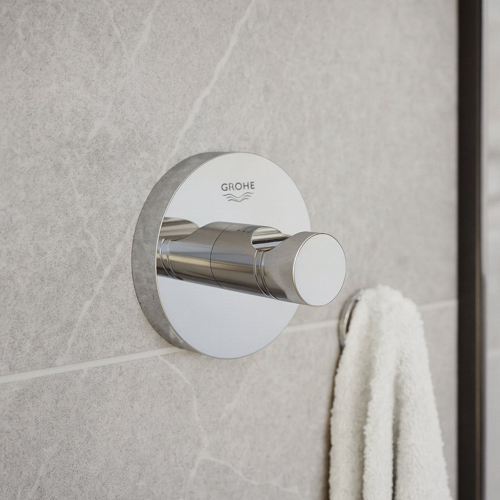 Agatatoare Grohe Essentials 40364001, montare pe perete, metal, crom