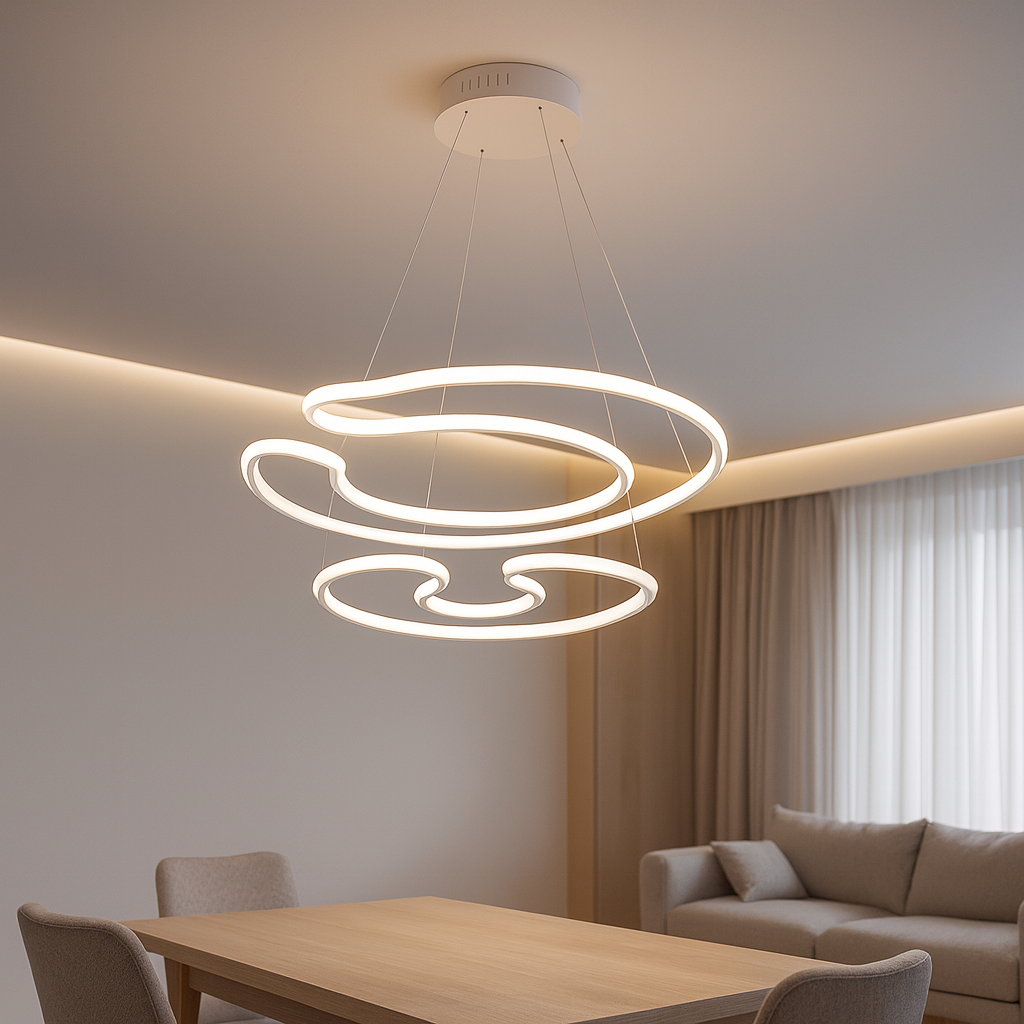 Lustra LED Witty, cu telecomanda wifi 2.4G