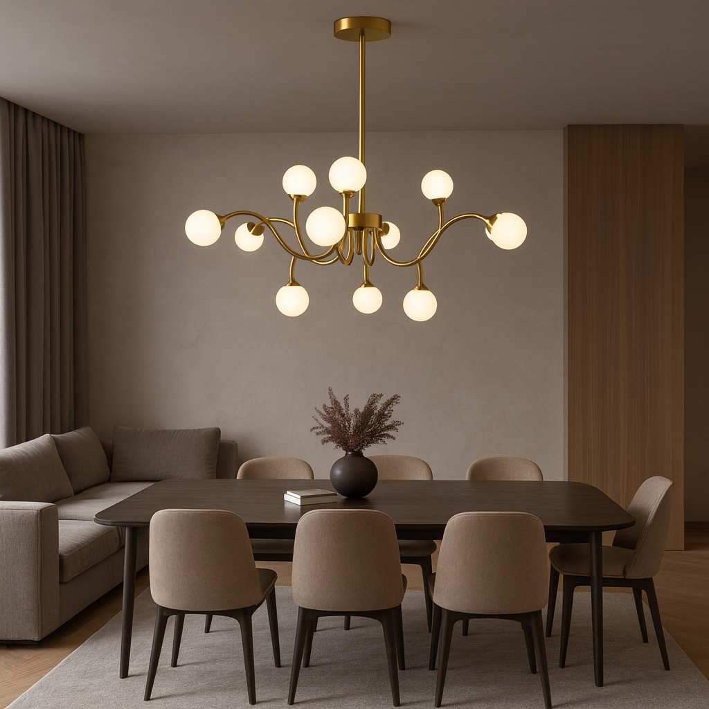 LED Chandelier Mordern Magic Beans Glob Mat G9 5W x 12Pcs Neutral light 