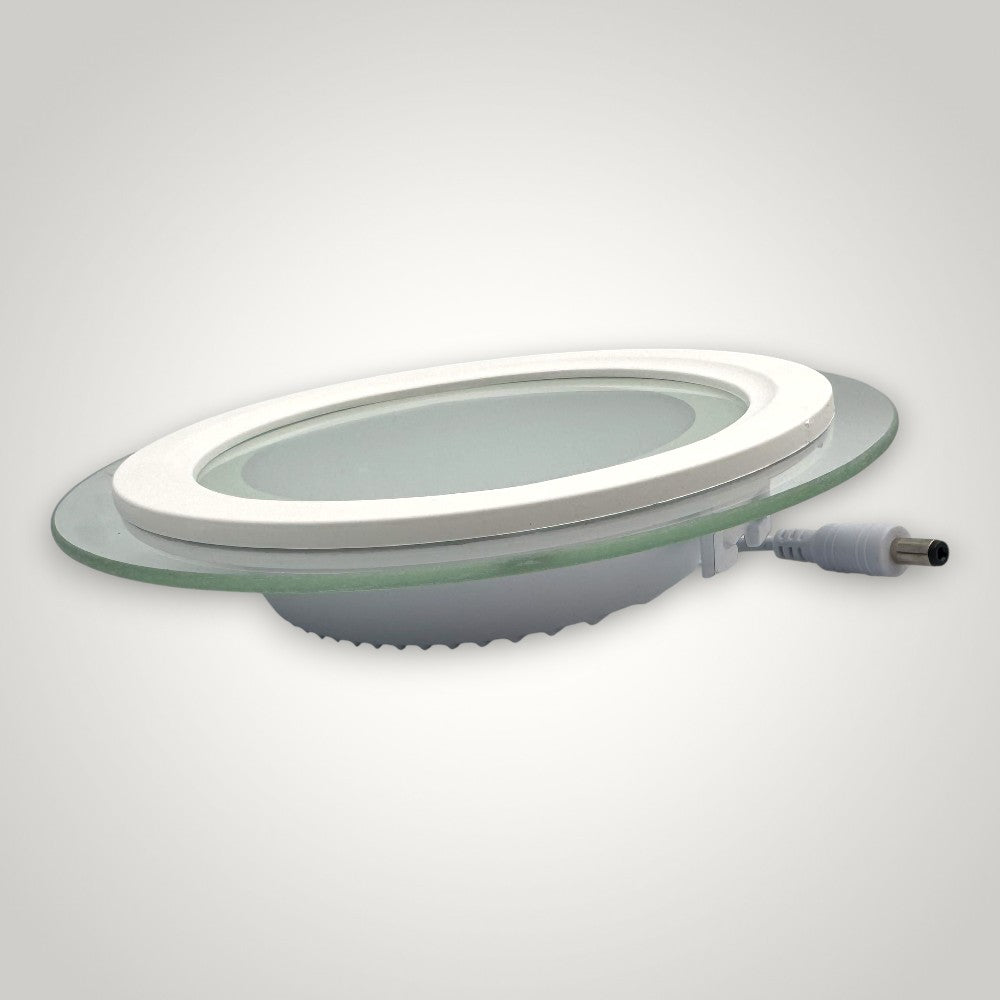 Spot Led Rotund Rama Transparenta 12W/6500K/600lm