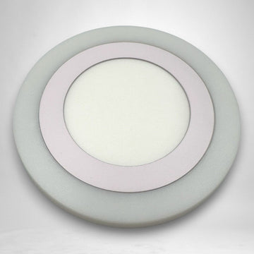 Spot LED Rotund Doua Culori 6+3W 3000k-6500k 450lm Trei Functii