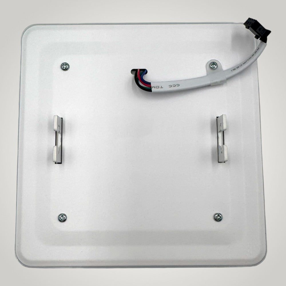 Spot LED Patrat Doua Culori 18+6W 3000k-6500k Trei Functii