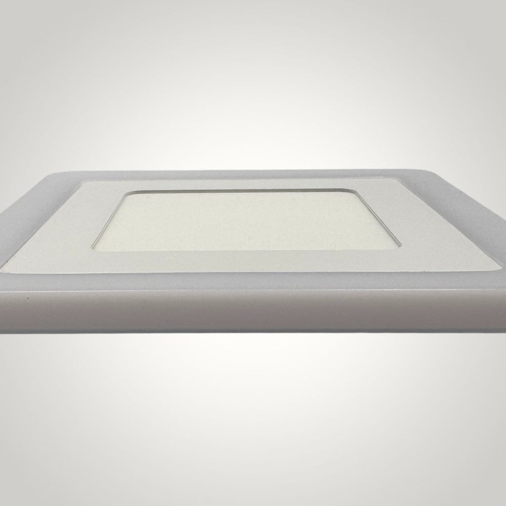 Spot LED Patrat Doua Culori 6+3W 3000k-6500k Trei Functii