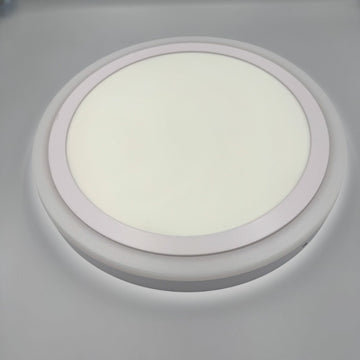 Spot LED Rotund Aplicat Doua Culori 24+12W 3000k-6500k Trei Functii