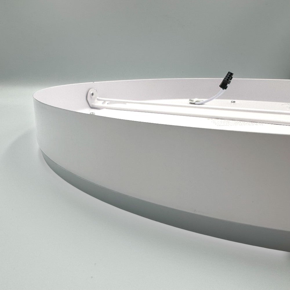 Spot LED Rotund Aplicat Doua Culori 24+12W 3000k-6500k Trei Functii