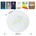 Plafoniera LED Flower fi300 18W=120W, 6500K, lumina rece