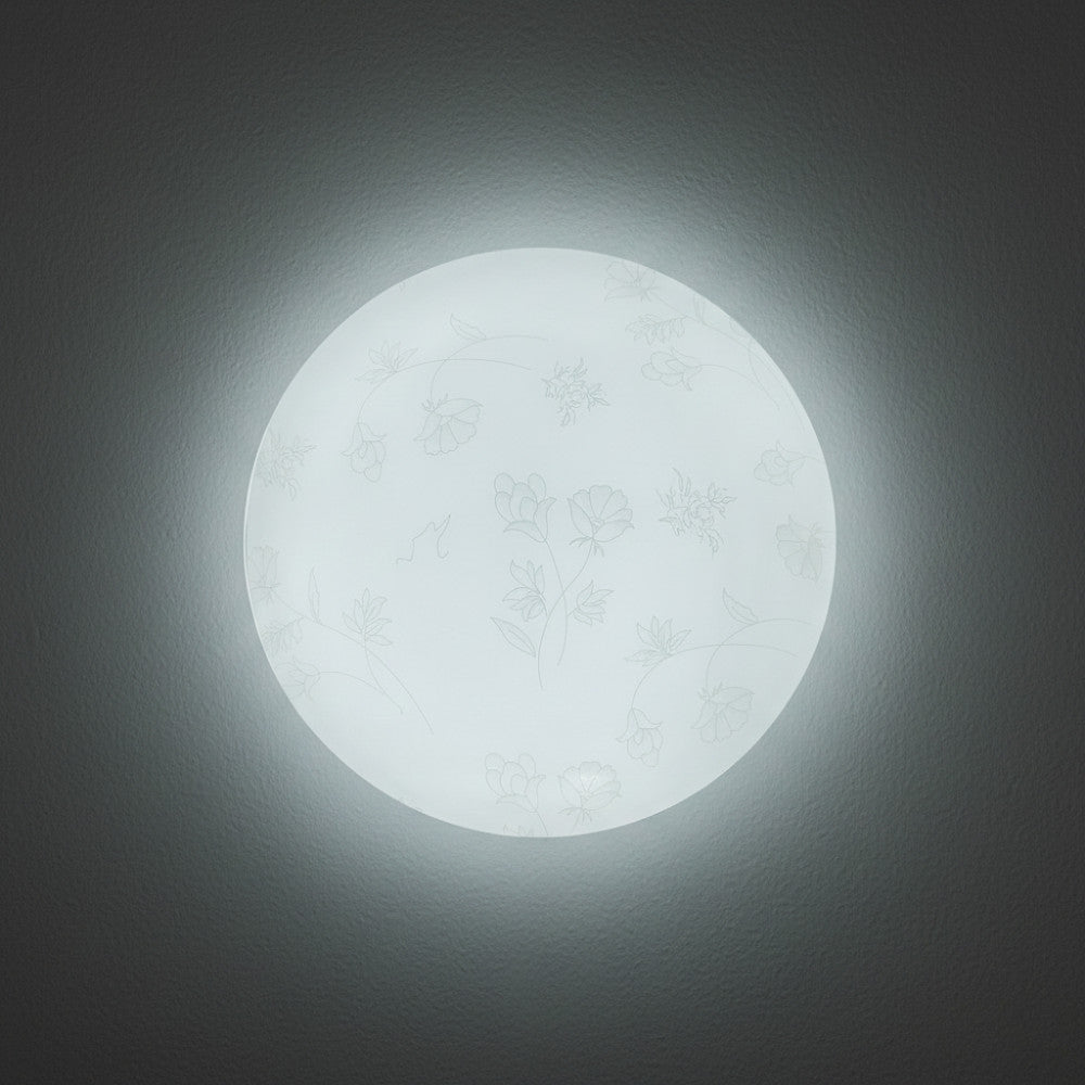 Plafoniera LED Flower fi300 18W=120W, 6500K, lumina rece