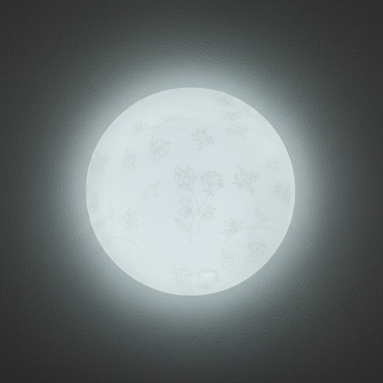 Plafoniera LED Flower, 260x35mm, 13W=75W, 6400K, lumina rece