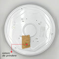 Plafoniera LED Diamant ÃƒËœ390, 24W, 6400K