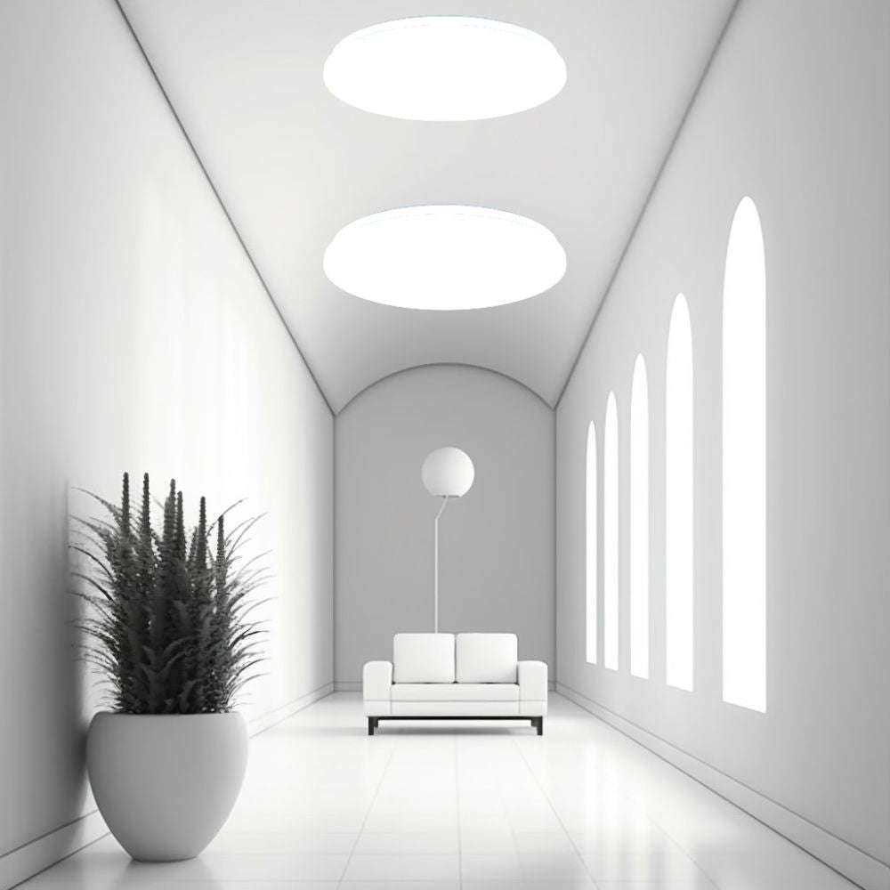 Plafoniera Led Slim Milky 18W=160W, ÃƒËœ325 mm, 6500K, lumina rece