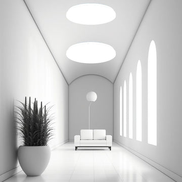 Plafoniera Led Slim Milky 18W=160W, ÃƒËœ325 mm, 6500K, lumina rece
