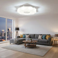 Plafoniera LED diamant cu inel decorativ, ÃƒËœ400, 24W, 1680Lm, 6500k