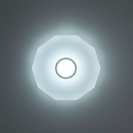 Plafoniera LED diamant cu inel decorativ, ÃƒËœ400, 24W, 1680Lm, 6500k