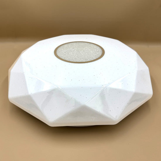 Plafoniera LED diamant cu inel decorativ, ÃƒËœ400, 24W, 1680Lm, 6500k