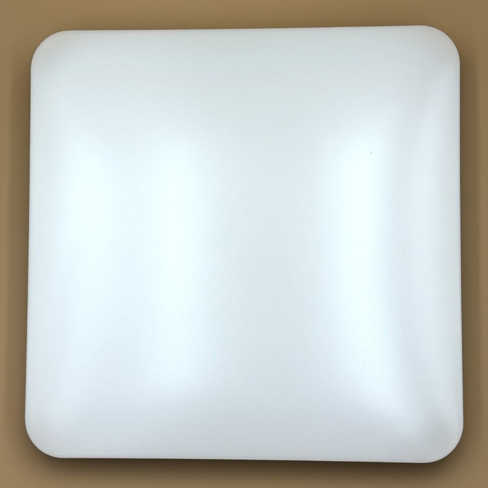 Plafoniera Led Slim Milky 18W=160W, 275x275 mm, 6500K, lumina rece