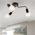 LUSTRA AHTAPOT NEGRU 3XE27 60W