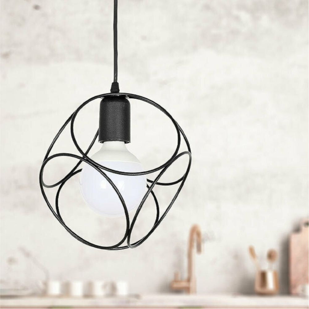 LUSTRA SELANIK NEGRU 1XE27 60W