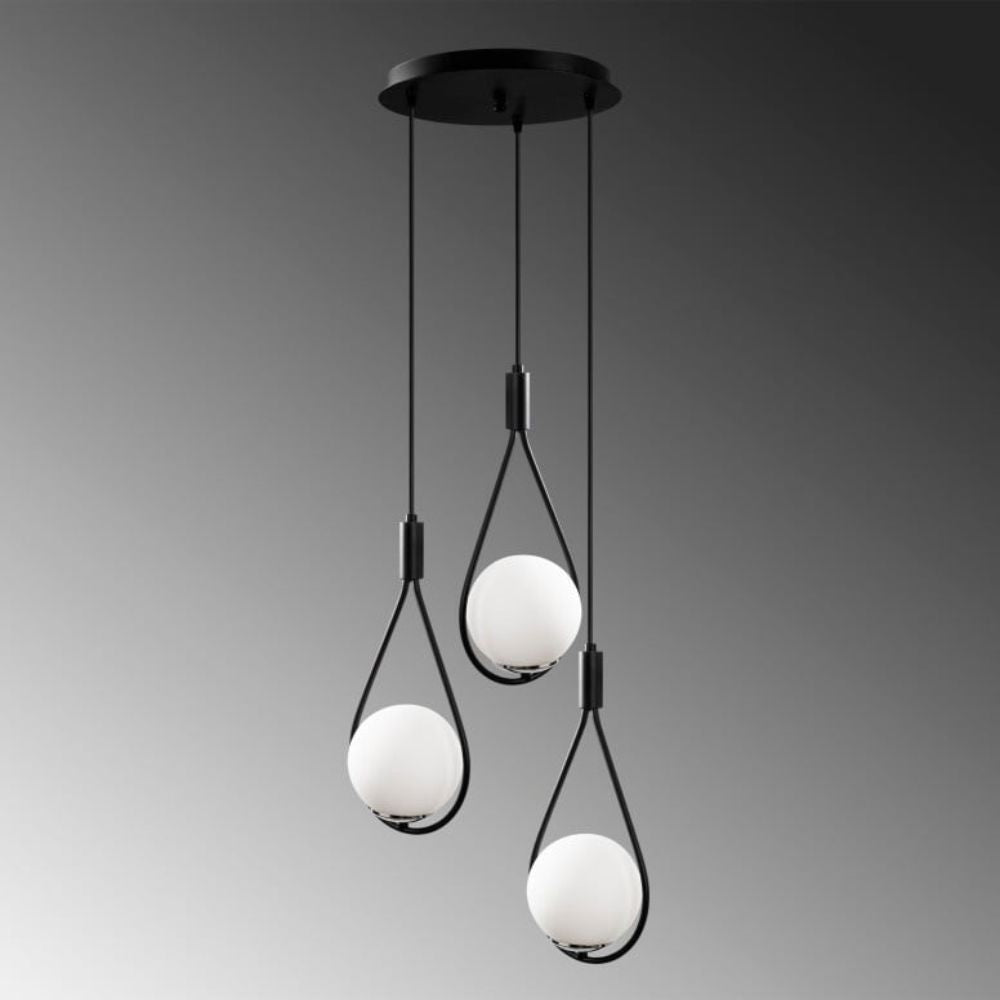 CANDELABRU MEKSIKA NEGRU 3XE27 60W