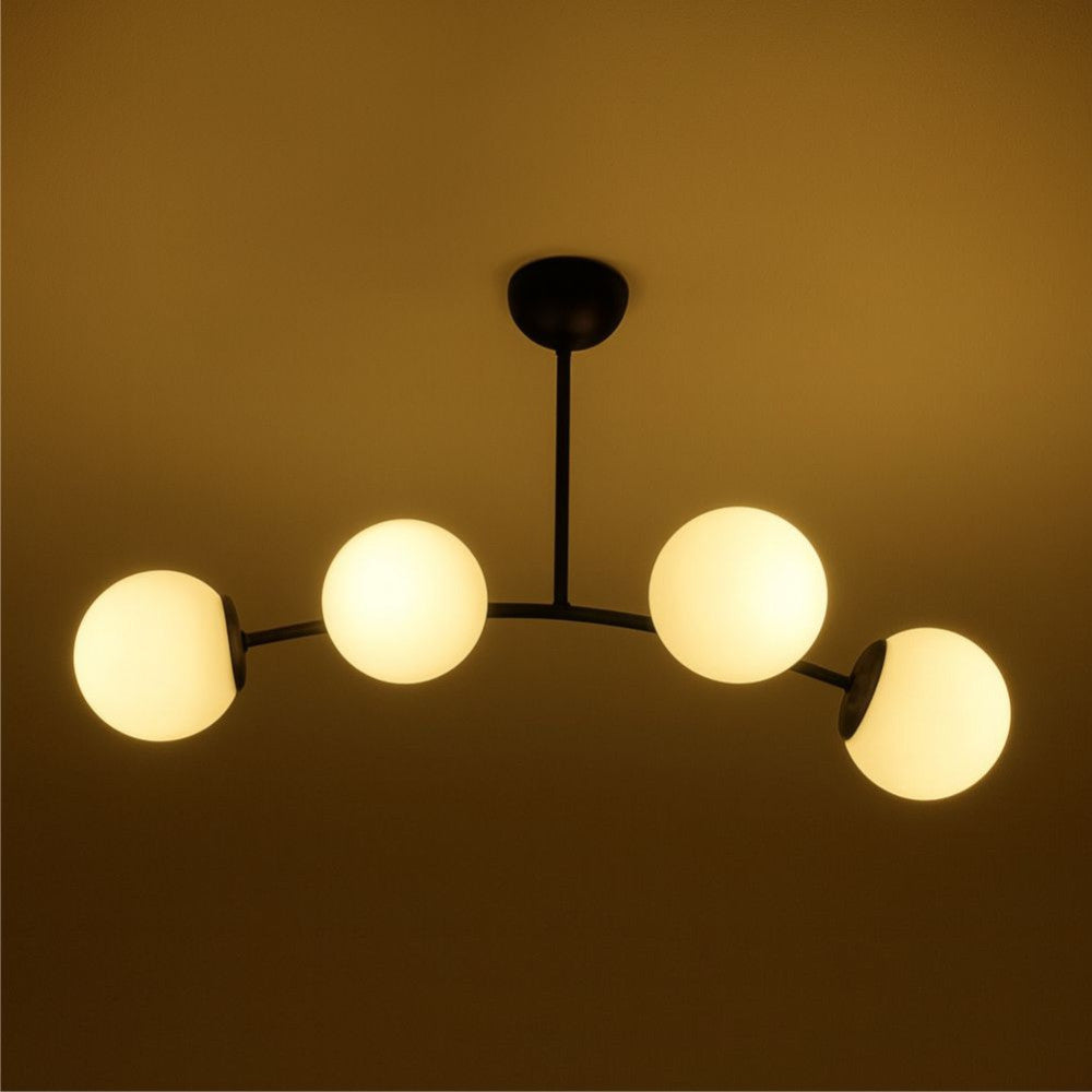 CANDELABRU MARLA NEGRU 4XE27 60W
