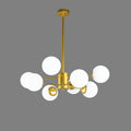 LUSTRA 8 BRATE COSMO GOLD 8xE27 800x680MM IP20