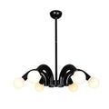 LUSTRA HESTER NEGRU 6XE27 42W 540X650mm
