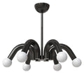 LUSTRA HESTER NEGRU 6XE27 42W 540X650mm
