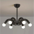 LUSTRA HESTER NEGRU 6XE27 42W 540X650mm