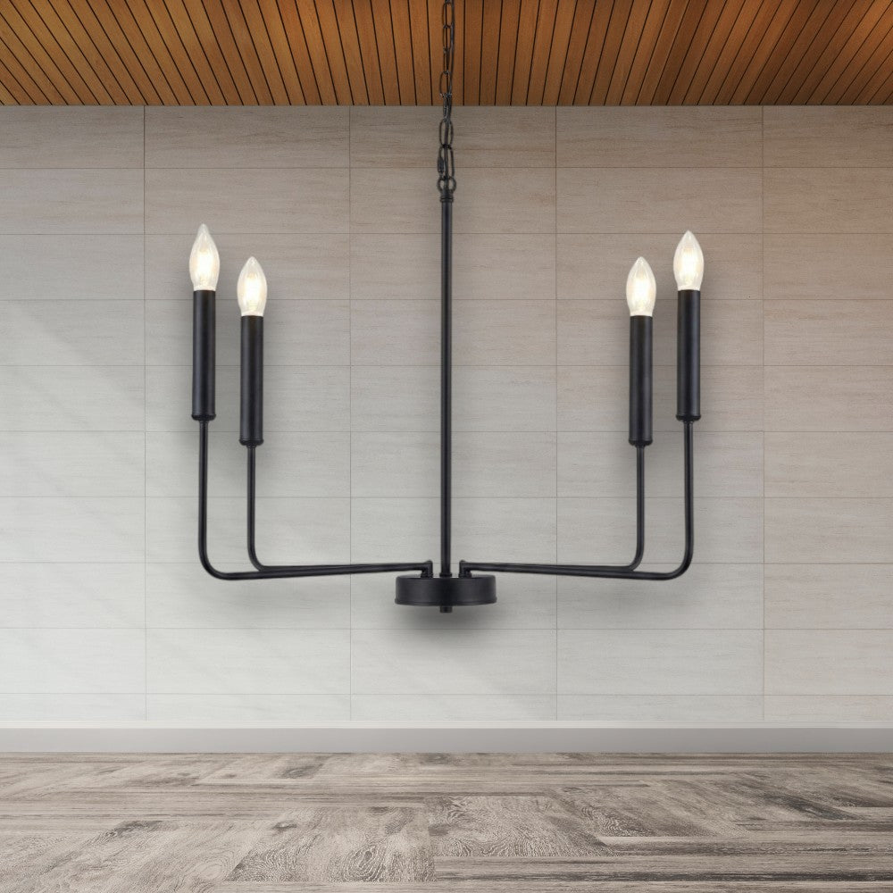 CANDELABRU SUSPENDAT CU 4 BRATE ZEUS, O 70 X 150CM, 4X7W E14