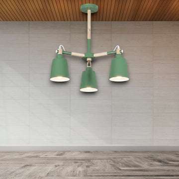 LUSTRA TAVAN CU 3 BRATE E27 BALDUR, 50X52 CM, 3X10W