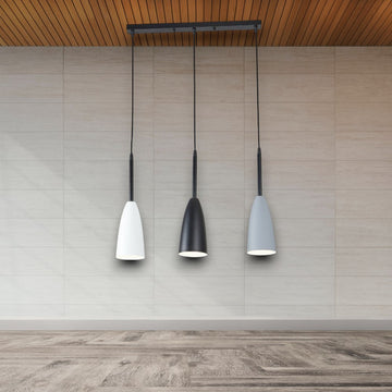 LUSTRA SUSPENDATA CU 3 PENDULE TRIO II, 50 X 158 CM , 3X10W E27