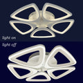 LUSTRA LED 80W CU 5 BRATE 3 CULORI+IR 470mm x 85mm