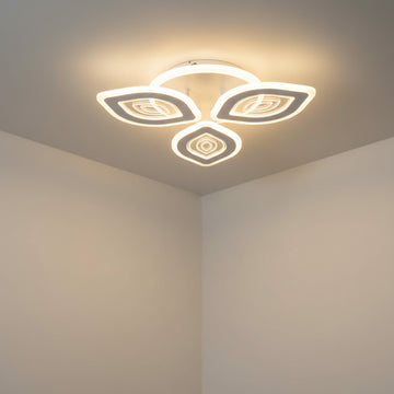 LUSTRA LED LIVING DORIS 50W 3 BRATE 3 CULORI+IR 480mm x 85