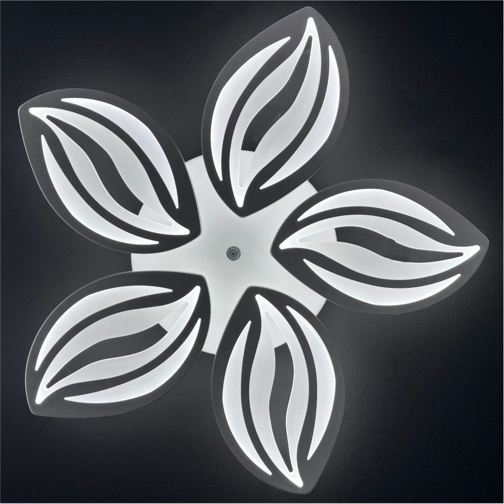 LUSTRA LED DIMABILA 80W 5 BRATE 3 CULORI+IR 480mm x 85mm