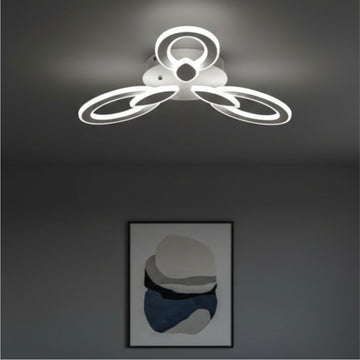 LUSTRA LED LIVING 100W CU 3 BRATE 3 CULORI+IR 550mm x 90mm