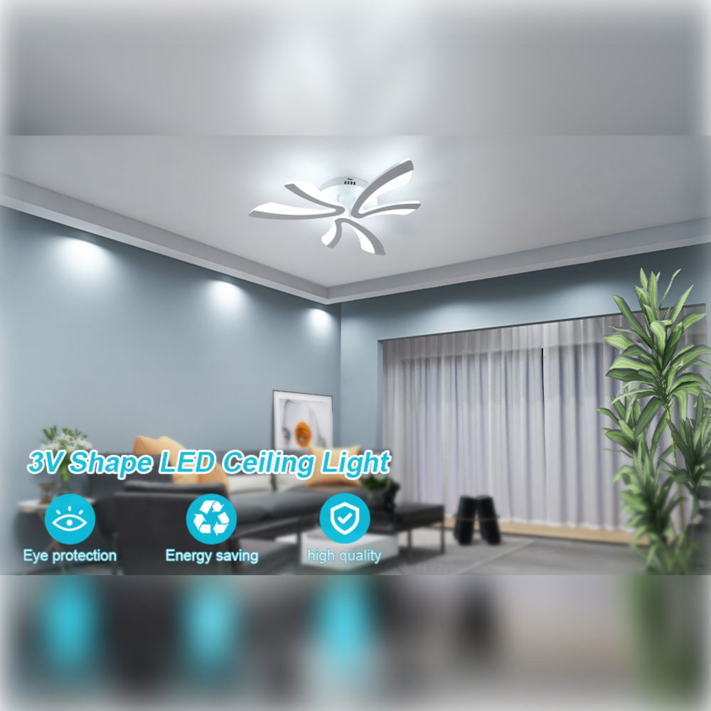 LUSTRA LED 40W CU 6 BRATE 3 CULORI+IR 610x90mm