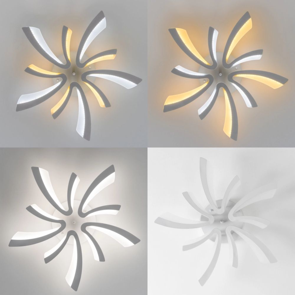 LUSTRA LED 70W CU 10 BRATE 3 CULORI+IR 700x90mm