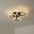 LUSTRA LED CERCURI 40W CU 3 BRATE 3 CULORI+IR 440mm x 150mm Spin Exim - imagine 2