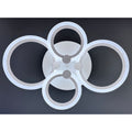 LUSTRA LED CERCURI 56W CU 4 BRATE 3 CULORI+IR 580mm x 90mm