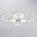 LUSTRA LED CERCURI 100W CU 6 BRATE 3 CULORI+IR 830mm x 140mm