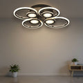 LUSTRA LED JUNO 96W CU 8 BRATE 3 CULORI+IR