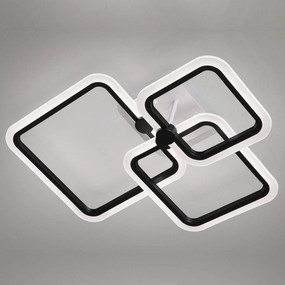 LUSTRA LED LIVING 80W CU 3 BRATE 3 CULORI+IR 580x150mm