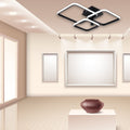 LUSTRA LED LIVING 80W CU 3 BRATE 3 CULORI+IR 580x150mm