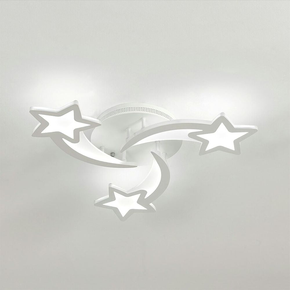 Lustra led dimabila STEA 62W cu 3 brate 3 CULORI+IR