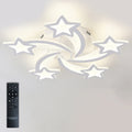 Lustra led dimabila STEA 110W cu 5 brate 3 CULORI+IR