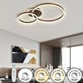 Lustra Led Dione 95w/5100lm 3000k/4000k/6500k cu Telecomanda 300+500mm
