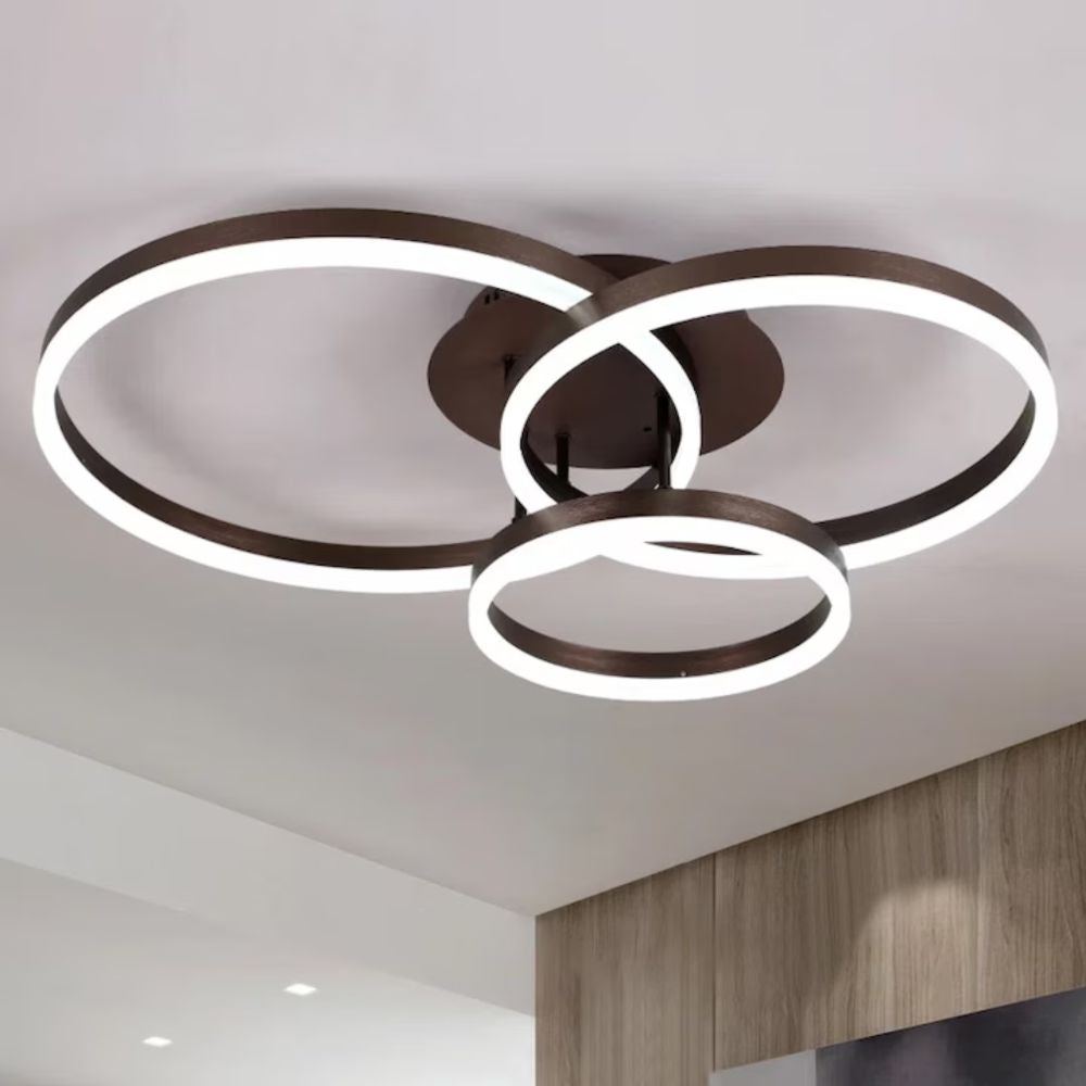 Lustra Led Dione 85w/4500lm 3000k/4000k/6500k cu Telecomanda 200+300+400mm
