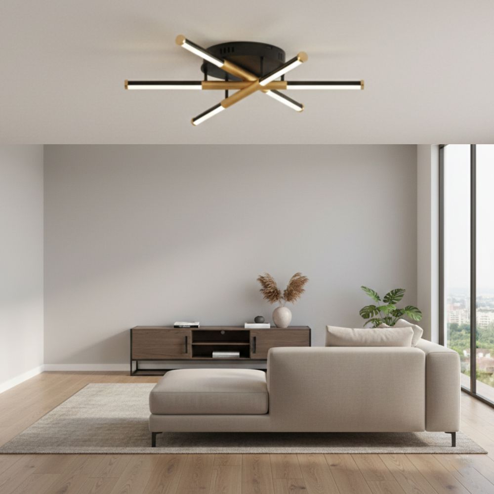 LUSTRA LED MANTA 50W 1500LM 3000K-4000K-6500K IP20 600MM + IR